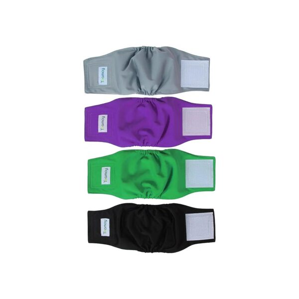 Soft, Washable, and Adjustible Male Dog Belly Wrap Diapers for Small to Medium Breeds