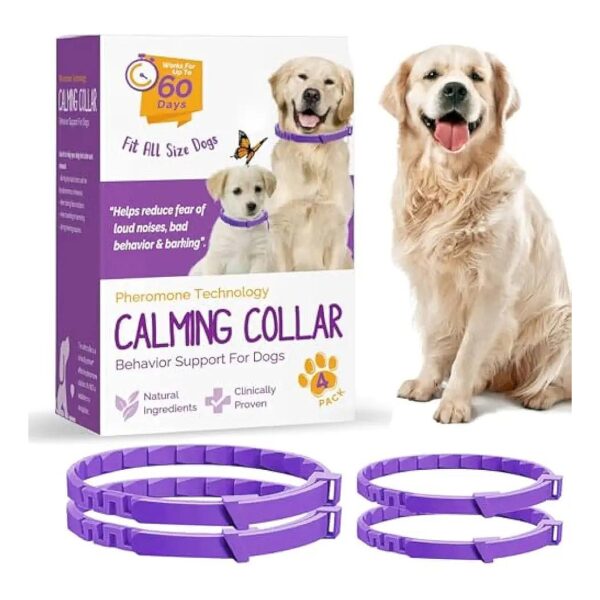 Soft and Adjustable Phsychic Collar for Dogs for Long Lasting Anxiety Relief