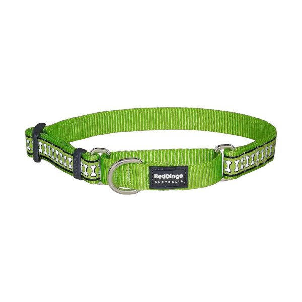 Soft and Adjustable Reflective Dog Collar with Abrasion Resistant Ribbon for Large Dogs