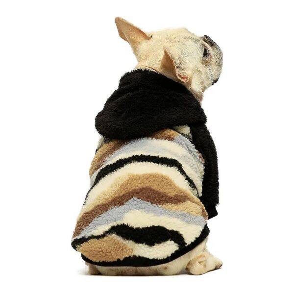 Soft and Breathable Dog Coat with Camouflage Back Pattern for Winter Comfort