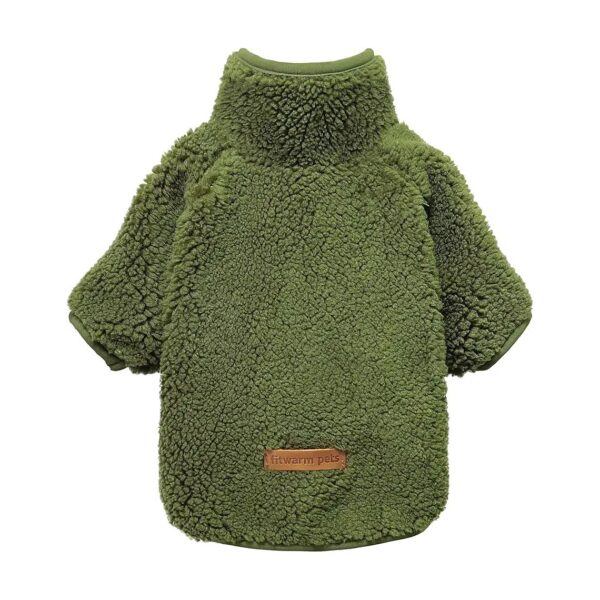 Soft and Breathable Green Dog Sweater with Sleeves for Small Dogs Girl