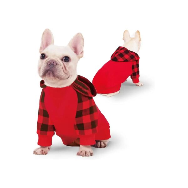 Soft and Comfortable Dog Hoodie for Small Breeds - French Bulldog Puppy Dog Clothes