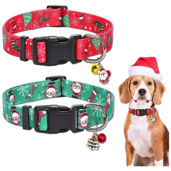 Soft and Cozy Christmas Dog Collar for Small Medium Large Pets