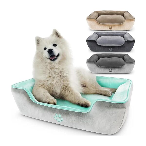 Soft and Cozy Dog Bed for Large and Medium Dogs with Waterproof Liner