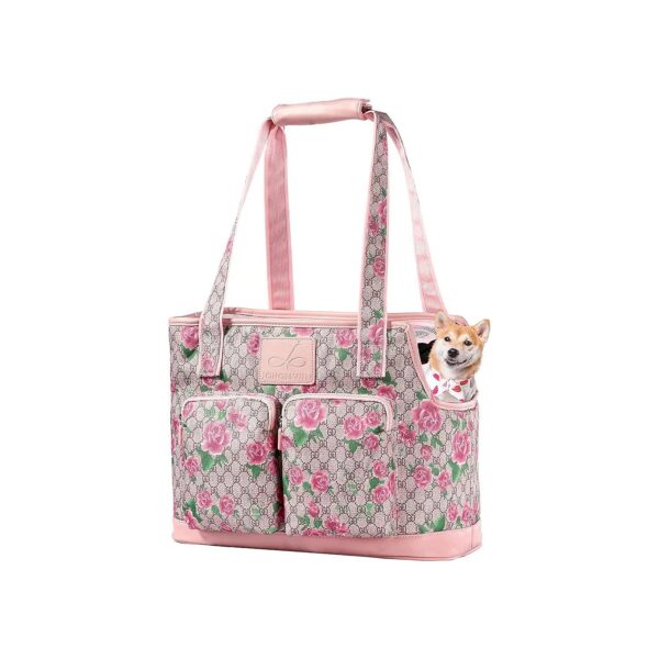 Soft and Cozy Dog Carrier Purse with Waterproof Oxford Cloth and Pocket for Small Pets