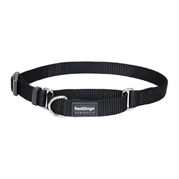 Soft and Durable Black Dog Collar for Large Dogs