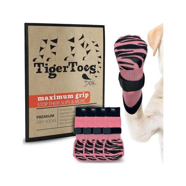 Soft and Flexible Dog Socks with Extra Thick Grip for Paw Protection