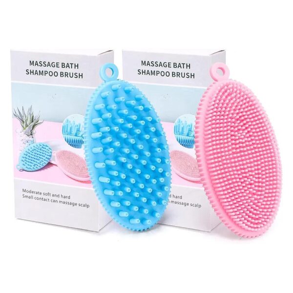 Soft and Gentle Dog Shampoo Brush for Bath and Comb