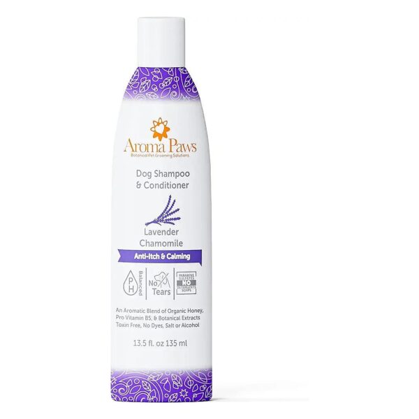 Soft and Gentle Shampoo for Dogs and Puppies with Lavender Chamomile Conditioning