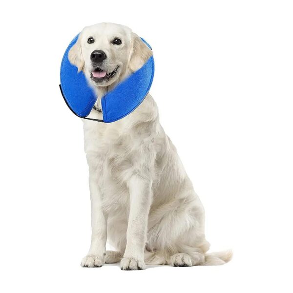 Soft and Inflatable Recovery Collar for Dogs and Cats after Surgery