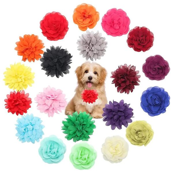 Soft and Lightweight Pet Flower Collar Accessories