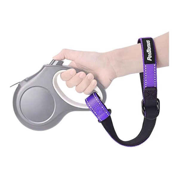 Soft and Padded Dog Leash Wrist Strap with Two-Layer Design for Comfort and Durability