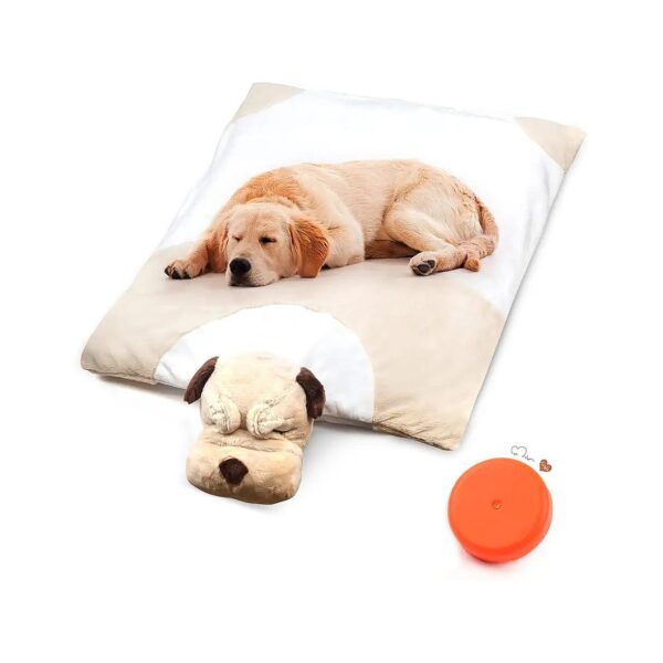 Soft and Plush Heartbeat Pet Toy for Dog Anxiety and Sleep Issues