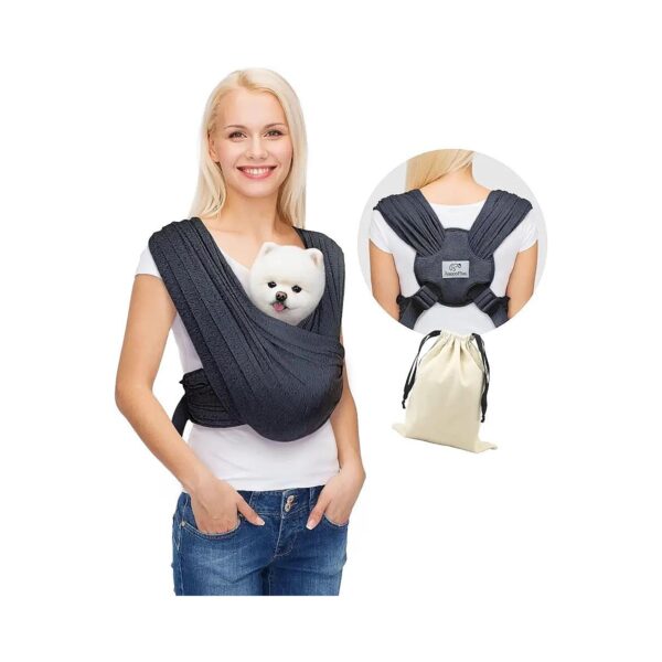 Soft and Safe Premium Cotton Pet Carrier for Small Dogs and Cats with Adjustable Straps