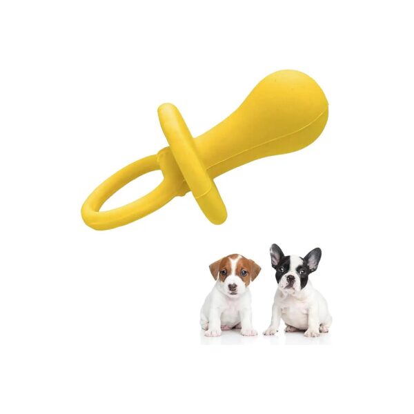 Soft and Safe Rubber Pacifier for Small Breed Puppies Complying with Toy Safety Standards