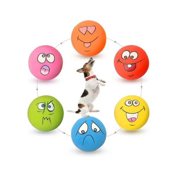 Soft and Silent Latex Squeaky Toys for Small Dogs and Puppy Play