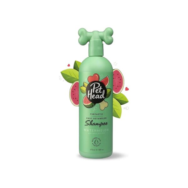 Soft and Silky Shampoo for Dogs with Curly Hair, Watermelon Scent, 16 fl oz, USA Made