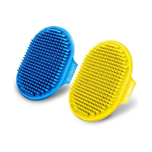 Soft and Soothing Dog Brush with Adjustable Handle for Long and Short Haired Pets