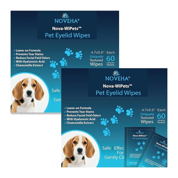 Soft and Soothing Eye Wipes for Dogs and Cats