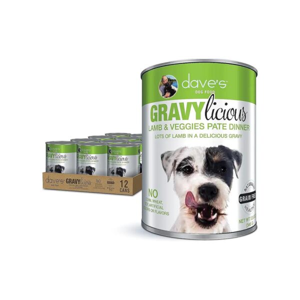 Soft and Tasty Lamb Wet Dog Food for Small and Large Dogs