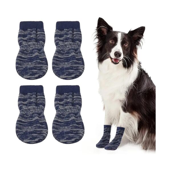 Soft and Traction Control Dog Socks for Hardwood Flooring Protection