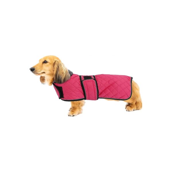 Soft and Warm Dog Coat with Fleece Lining and Adjustable Neck Flap for Large Dogs