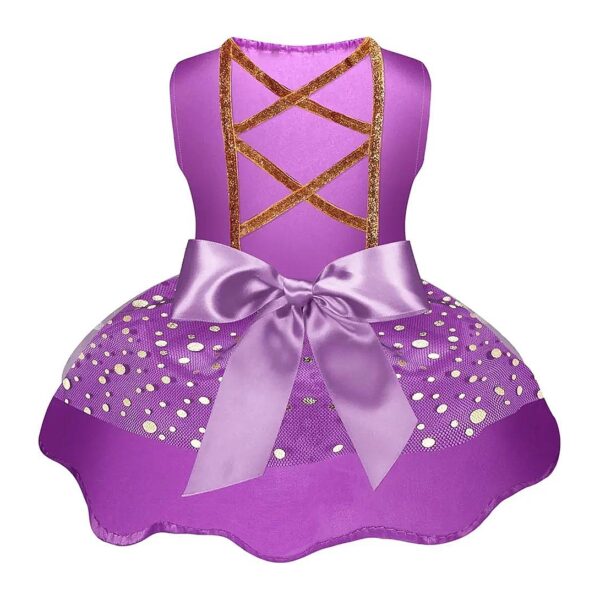 Soft and Warm Purple Dog Dress for Puppy Princess Costumes and Parties