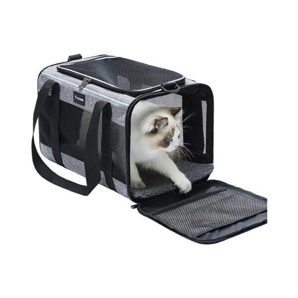 Soft-Sided Cat and Dog Carrier for Pets up to 16 Lbs, Portable and Easy to Use