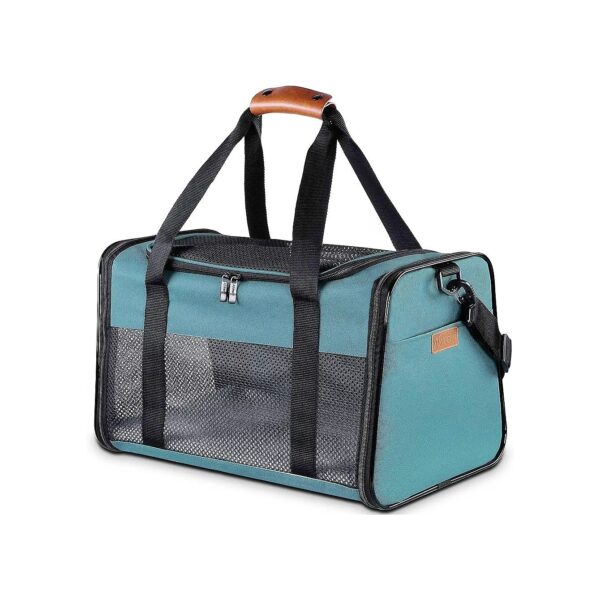 Soft-Sided Travel Pet Carrier for Cats and Small Dogs Up to 28 Lbs