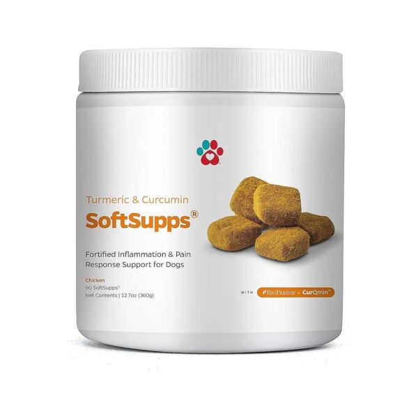 SoftSupps Joint Support Supplements for Dogs with Curcumin, Turmeric, and Coconut Oil