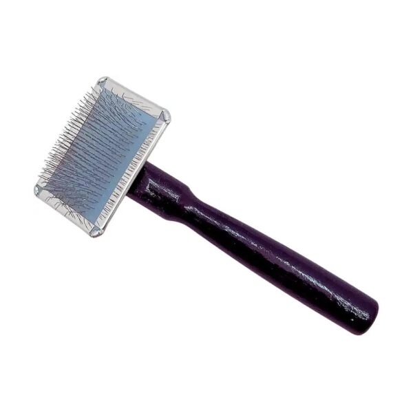 Soft-Tipped Slicker Brush for Small Dogs with Fragile Coats