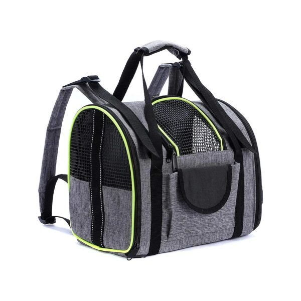 Soft-sided Cat Carrier Portable Dog Travel Bag Breathable Polyester Mesh