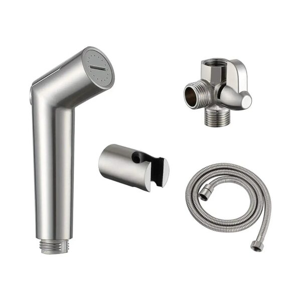 Solid Brass Dog Shower Attachment with Brass Diverter Valve for Pet Shower Sprayer Kit