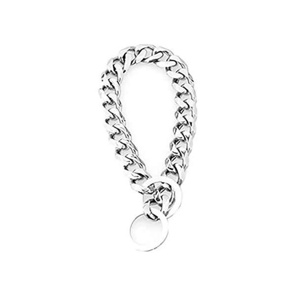 Solid Stainless Steel Dog Choke Chain Collar for Big Breeds