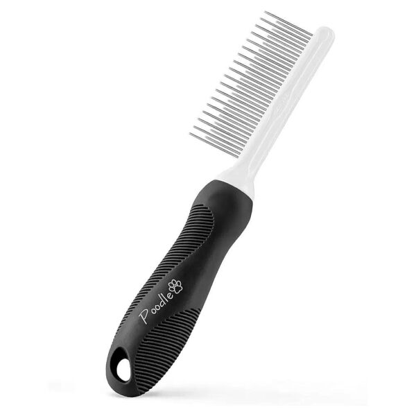 Solid Stainless Steel Teeth Pet Comb for Removing Knots and Mats