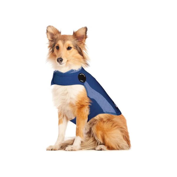 Soothing Blue Dog Anxiety Jacket for Large Breed Dogs 41-64 Pounds