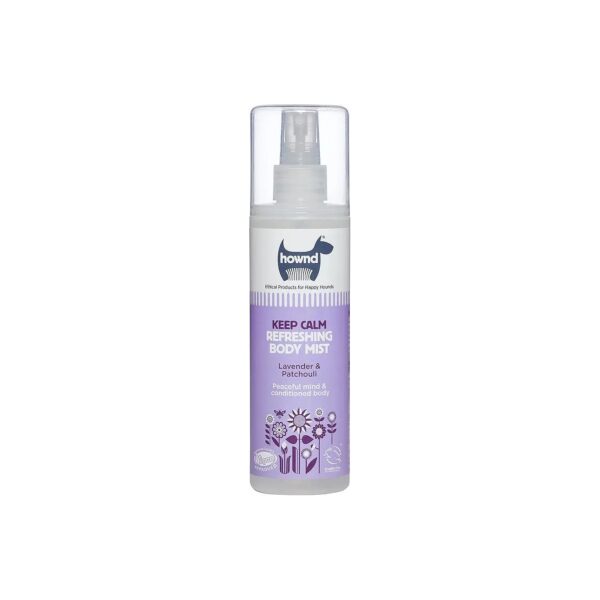 Soothing Body Mist for Stressed Pets with Calming Lavender and Patchouli Essential Oils