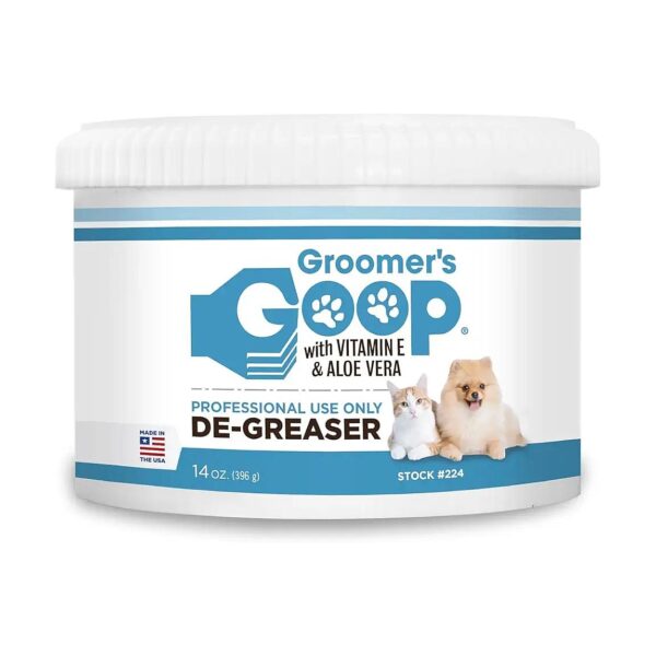 Specialty Pet De-Greaser for Removing Grime, Grease, and Oily Substances on Pet Coats