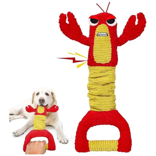 Squeaky Plush Dog Toys for Dogs of All Breeds, Relief from Loneliness and Boredom