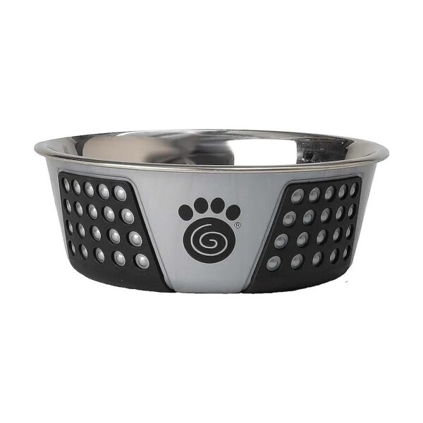 Stainless Steel Non-Slip Dog Bowl for Medium and Large Dogs with Dishwasher Safe Design