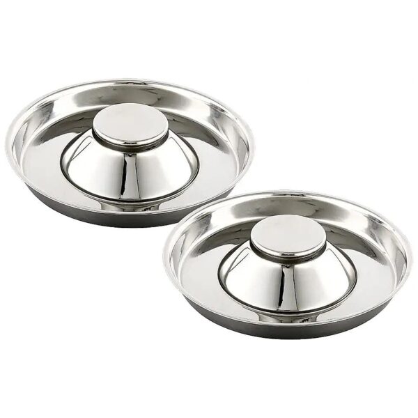 Stainless Steel Pet Bowl Combo for Cats and Dogs, Multiple Pet Feeding Solution