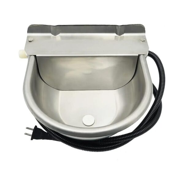 Stainless Steel Thermal-Bowl Automatic Heated Water Bowl for Pet and Livestock Care