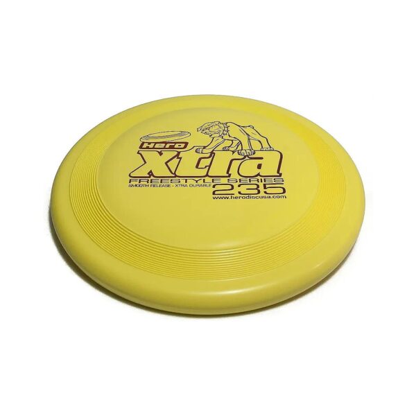 Standard 235mm Yellow Dog Flying Disc for Freestyle