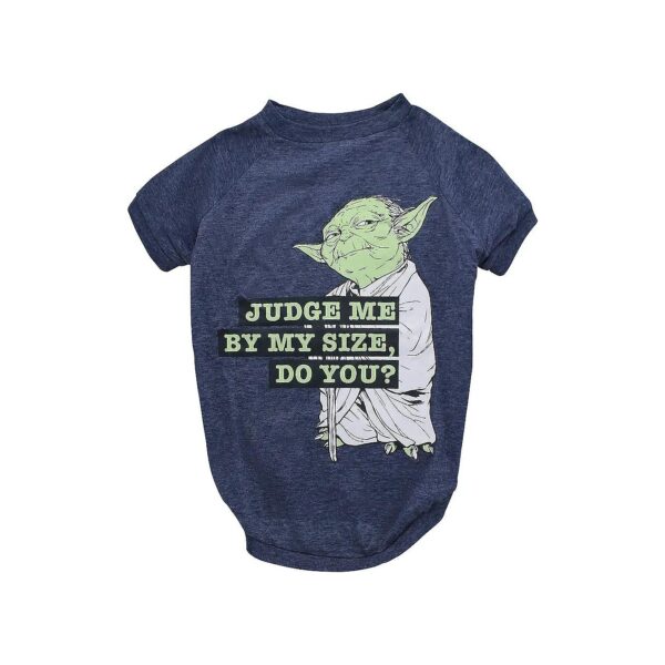 Star Wars for Pets Yoda Judge Me by My Size Soft and Comfortable Dog Clothing