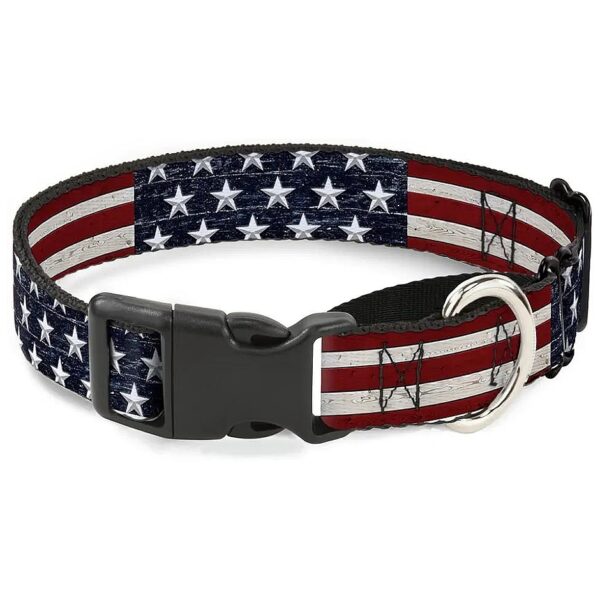 Stars and Stripes Martingale Collar for Medium to Large Dogs 18-32