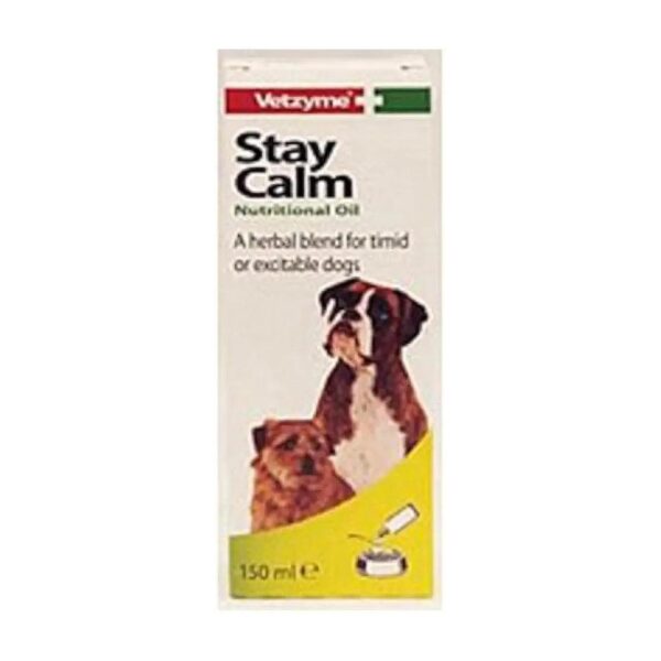 Stay Calm Dog Nutritional Oil 150ml with Chamomile and Ginger Extracts