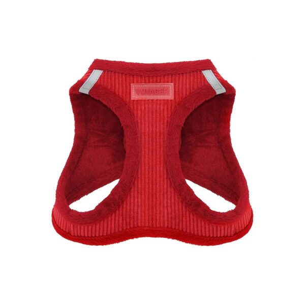 Step-in Dog Vest Harness with Soft Plush and Reflective Strips for Small to Medium Dogs