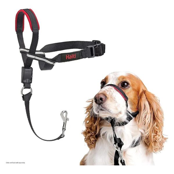 Stop Your Dog Pulling on Leash with Adjustable Comfortable Headcollar