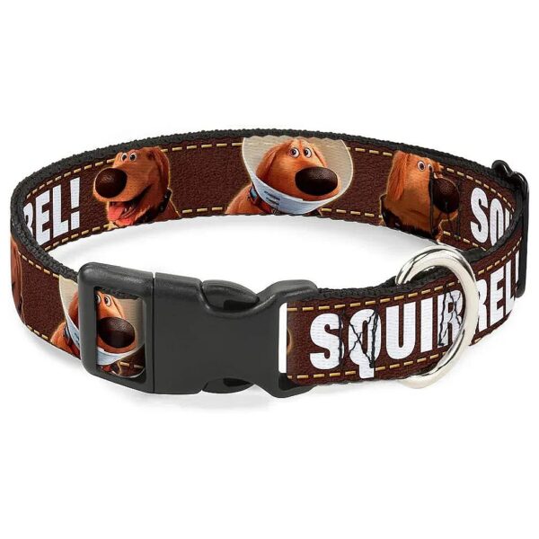 Strong Buckle Clip Collar for Large Dogs with 15-26" Adjustable Neck