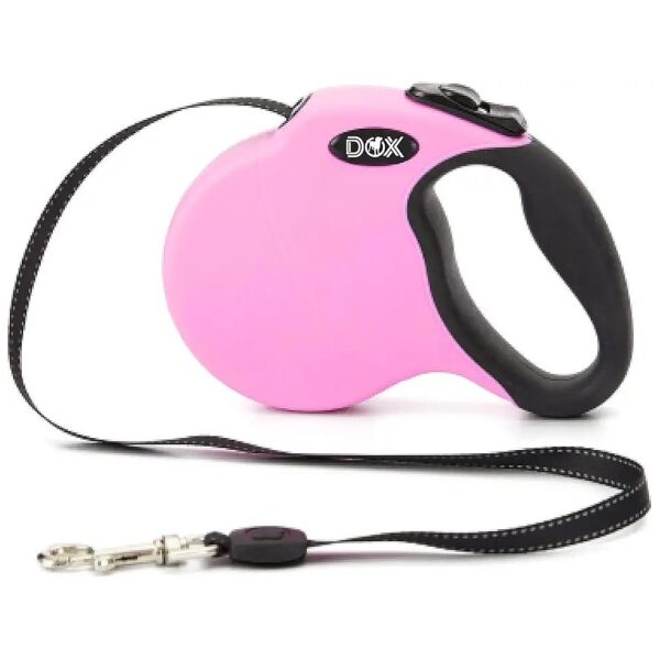 Strong Reflective Nylon Dog Leash with Break Lock System M Pink Size